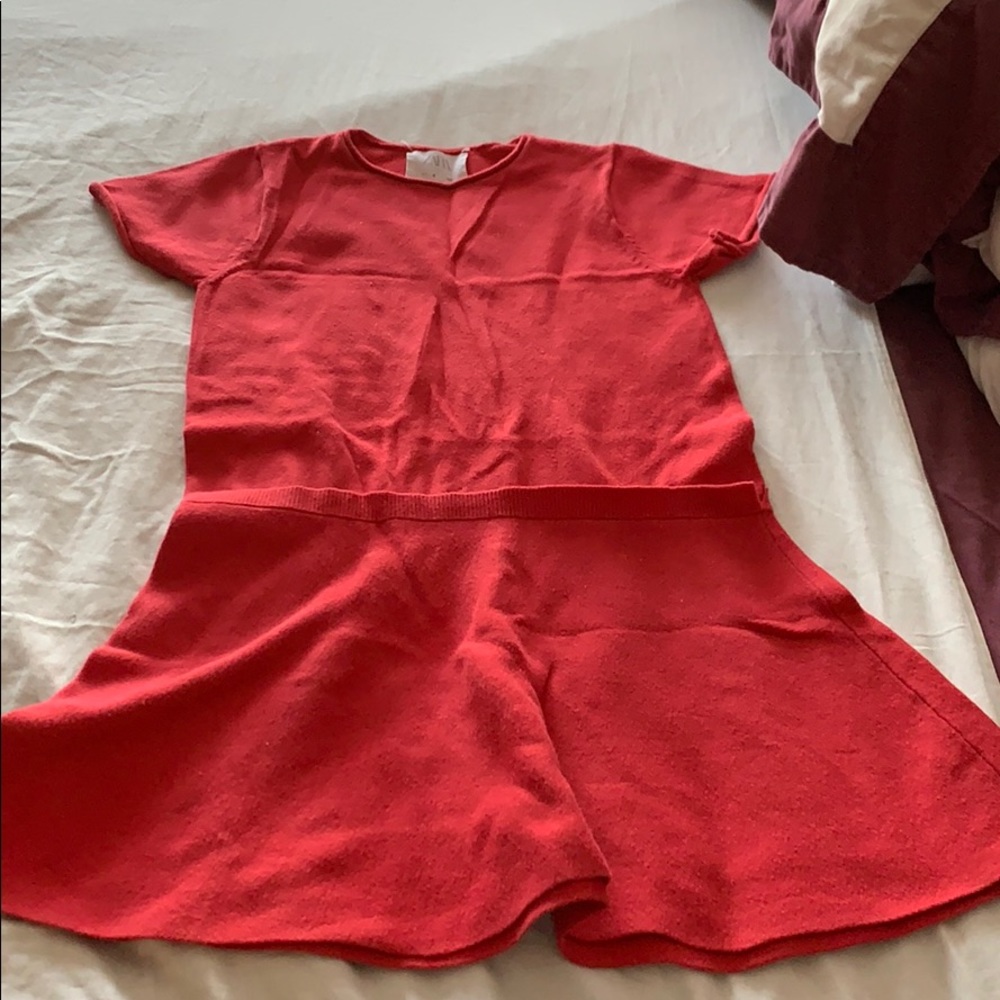 Red Zara dress
